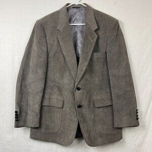 Vintage Wide Wale‎ Corduroy Blazer Mens 44R Academia Teacher Preppy Professor